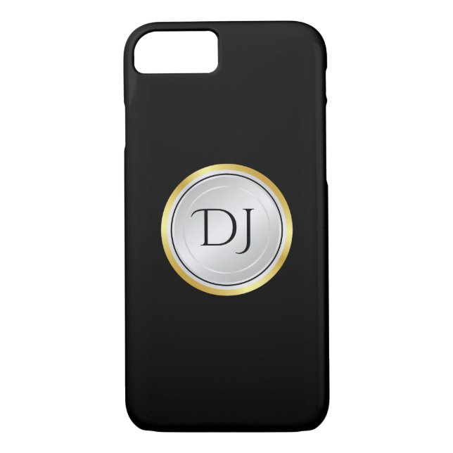 Men's Professional Look with Monogram Case-Mate iPhone Case (Back)