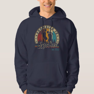 Mens Promoted to Brother Est 2023 First Time Hoodie