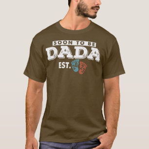 Mens Promoted to Dada est 2023 Pregnancy Soon to b T-Shirt