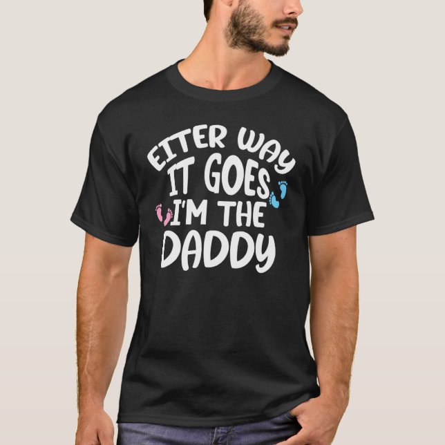 Mens Promoted To Daddy 2022 2023 Soon To Father Pr T-Shirt (Front)