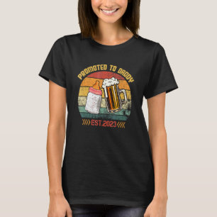 Mens Promoted To Daddy 2023 For New Daddy 2 T-Shirt