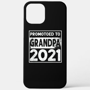Mens Promoted To Grandpa 2021 Granddad iPhone 12 Pro Max Case