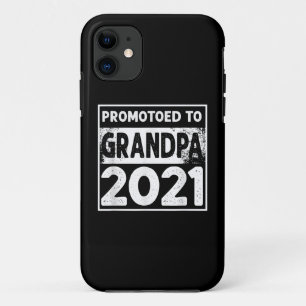 Mens Promoted To Grandpa 2021 Granddad iPhone 11 Case