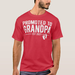 Mens Promoted to Grandpa 2023 Soon To Be Grandpa, T-Shirt