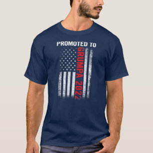 Mens Promoted to Grumpa 2022 Father's Day T-Shirt