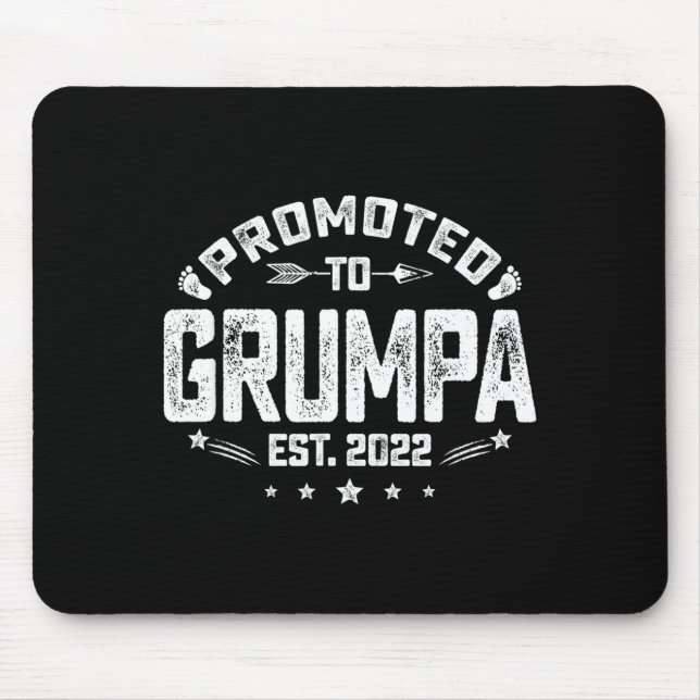 Mens Promoted To Mpa Est 2022 Funny New Mpa  Mouse Mat (Front)