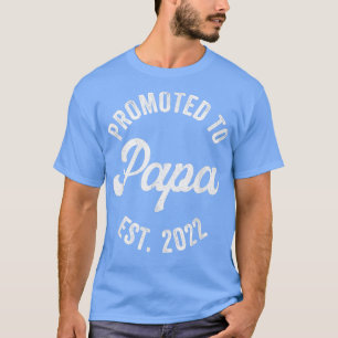 Mens Promoted To Papa s, New Grandpa Pregnancy Ann T-Shirt