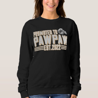 Mens Promoted To Pawpaw 2022  New Dad First Time D Sweatshirt