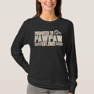 Mens Promoted To Pawpaw 2022  New Dad First Time D T-Shirt