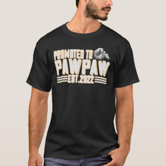 Mens Promoted To Pawpaw 2022  New Dad First Time D T-Shirt