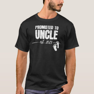 Mens Promoted To Uncle 2023 Soon To Be Uncle Husba T-Shirt