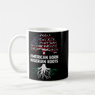 Mens Proud Aamerican Nigerian Ancestry Genealogy Coffee Mug