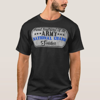Mens Proud Boyfriend Of An Army National Guard U T-Shirt