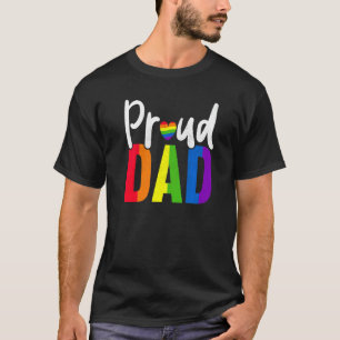 Mens Proud Dad Gay Proud LGBT Pride Month  Pride T-Shirt