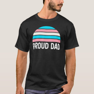 Mens Proud Dad Lgbt Trans Pride T-Shirt
