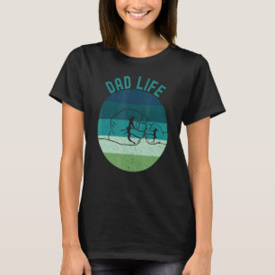 Mens Proud Dad Life Father Child Fist Bump Fathers T-Shirt