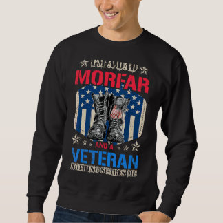 Mens Proud Dad Morfar And Veteran Fathers Day Us F Sweatshirt