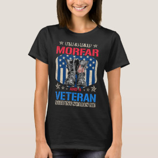 Mens Proud Dad Morfar And Veteran Fathers Day Us F T-Shirt