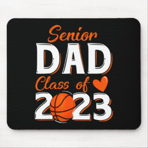 Mens proud dad of a 2023 senior basketball graduat mouse mat