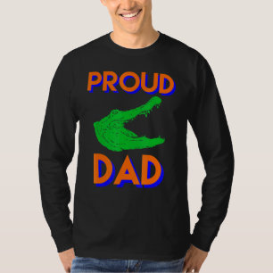 Mens Proud Dad Of A Gator Unique Idea For Fathers T-Shirt