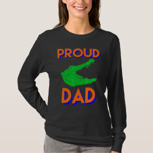 Mens Proud Dad Of A Gator Unique Idea For Fathers T-Shirt