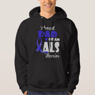 Mens Proud Dad Of Als Warrior Family Matching Als  Hoodie