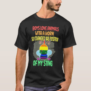 Mens Proud Gay Boys Pride LGBTQ  Gay Beekeeper Rai T-Shirt