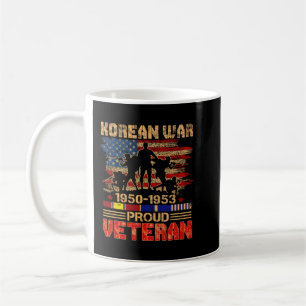 Mens Proud Korean War Veteran for Military Men Coffee Mug