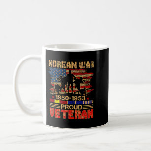 Mens Proud Korean War Veteran for Military Men Coffee Mug