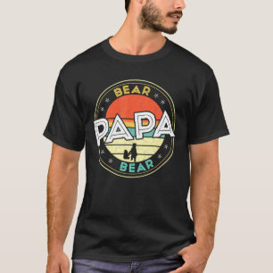 Mens Proud Papa Bear Papa Bear T-Shirt
