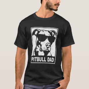 Mens Proud Pitbull Dad American Pittie Daddy T-Shirt