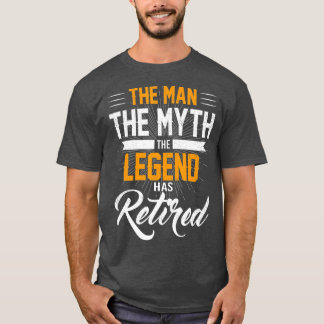 Mens Proud Retired Vintage Dad Retirement For Fat T-Shirt