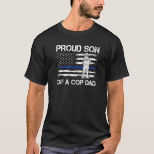 Mens Proud Son Of A Cop Dad Cop 1 T-Shirt