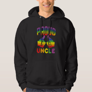 Mens Proud Uncle Lgbt Pride Family Support Pride Hoodie