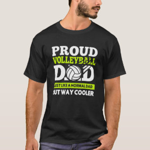 Mens Proud Volleyball Dad Funny Player Gift For Fa T-Shirt