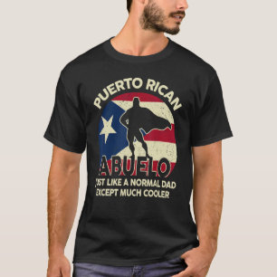 Mens Puerto Rican Abuelo  Puerto Rico Grandpa Fath T-Shirt