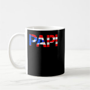 Mens Puerto Rico Flag Father's Day Patriotic Puert Coffee Mug
