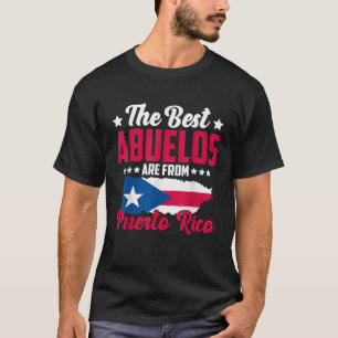 Mens Puerto Rico Grandpa Funny Best Abuelo Fathers T-Shirt