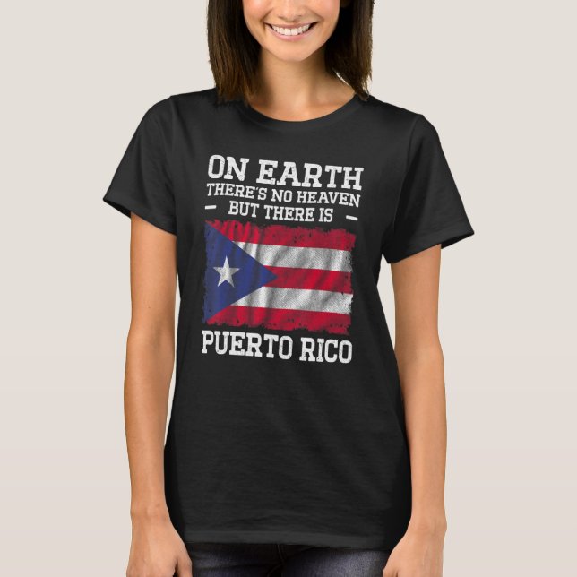 Mens Puerto Rico Island Proud American People Puer T-Shirt (Front)