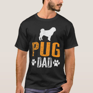 Mens Pug Dad Gift Dog Daddy Pug Father Day Gift T-Shirt