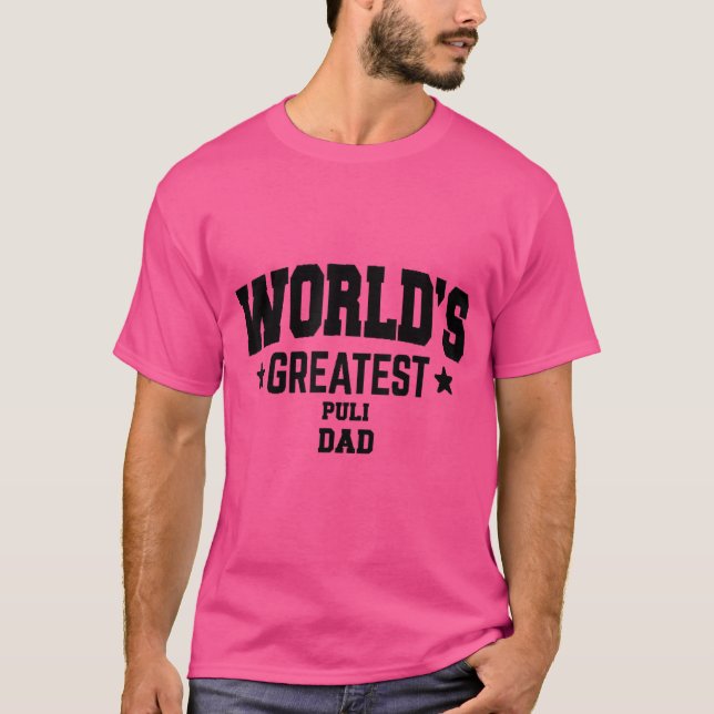 Mens Puli Dog Dad   T-Shirt (Front)