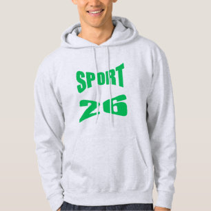 Men's Pullover Hoodie ash  SPORT  26