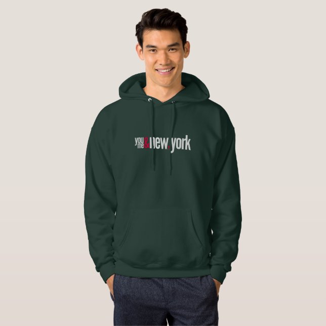 Men's Pullover Hoodie | Warm NYC Travel Gear | New (Front Full)