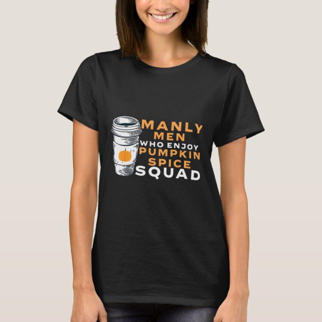 Mens Pumpkin Spice Boyfriend Husband Gag Joke Psl  T-Shirt (Front)