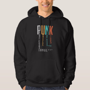 Mens Punk Professional Uncle No Kids Design Hoodie