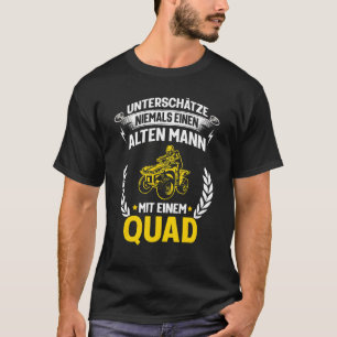 Mens Quad Driver Atv Quad 4x4 Offroad Sports Quad T-Shirt