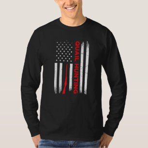 Mens Quail Hunting Quail Owner Quail Breeder Quail T-Shirt