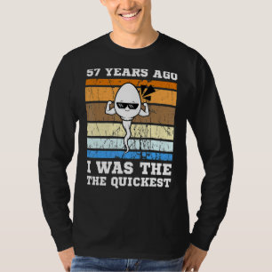 Mens Quickest Swimmer 57 Years Ago Quickest Sperm T-Shirt