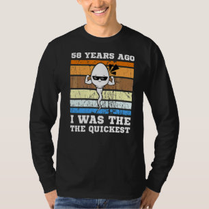 Mens Quickest Swimmer 58 Years Ago Quickest Sperm T-Shirt