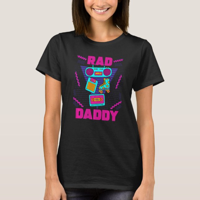 Mens Rad Daddy 90s Aesthetic Nostalgia 1990's Retr T-Shirt (Front)